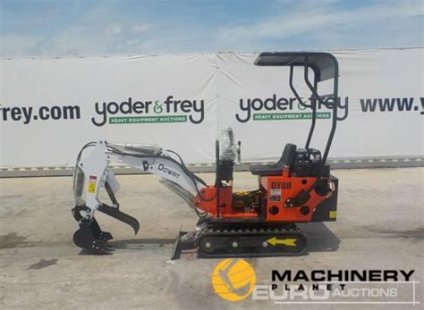 donway mini excavator|DOWAY DY08 Mini (up to 12,000 lbs) Excavators Auction Results.